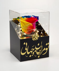 باکس گل رز جاودان مدل کاترین